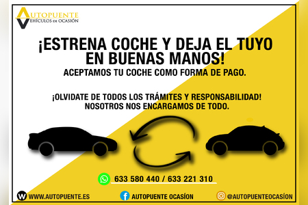 Aceptamos tu coche como forma de pago